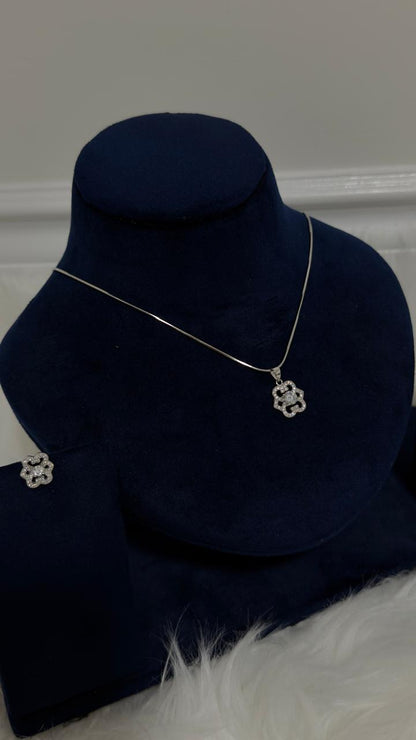 PURE SILVER PENDENT SET PS005