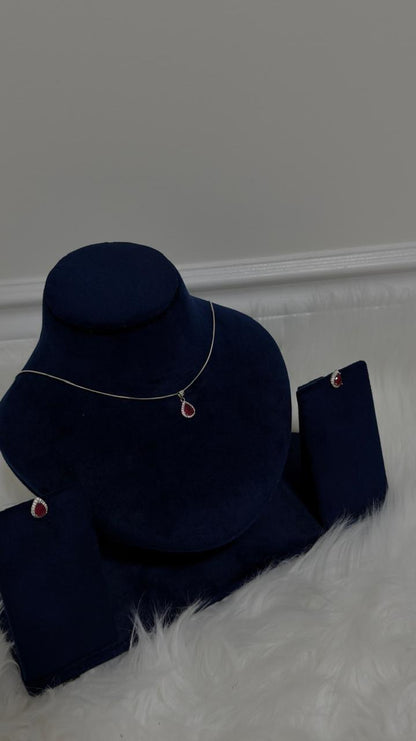 PURE SILVER PENDENT SET PS006