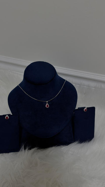 PURE SILVER PENDENT SET PS006
