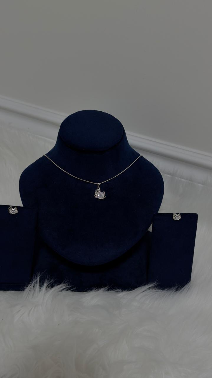 PURE SILVER PENDENT SET PS007