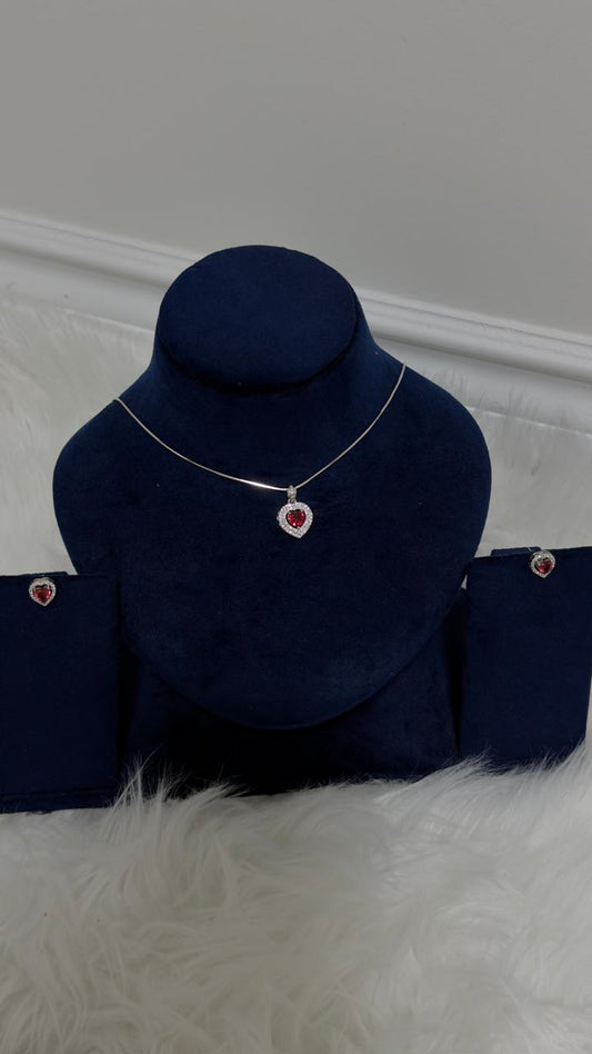 PURE SILVER PENDENT SET PS008