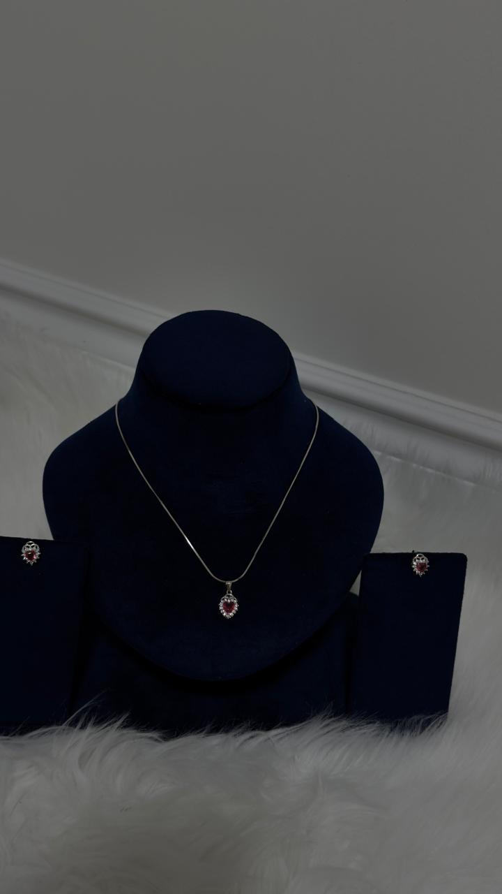 PURE SILVER PENDENT SET PS0011