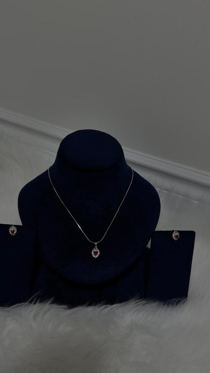 PURE SILVER PENDENT SET PS0011