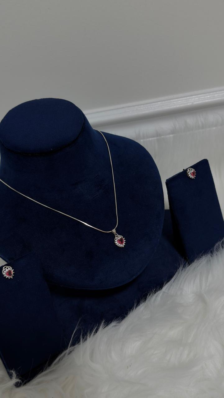 PURE SILVER PENDENT SET PS0011
