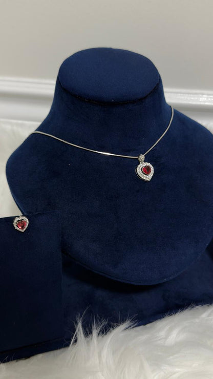PURE SILVER PENDENT SET PS008