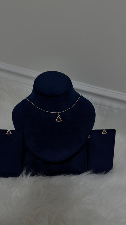 PURE SILVER PENDENT SET PS009