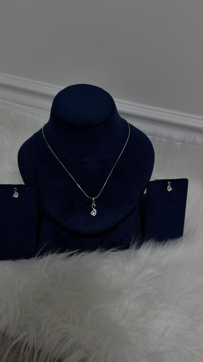PURE SILVER PENDENT SET PS0021