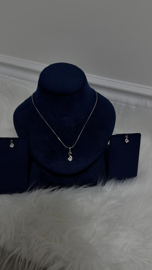 PURE SILVER PENDENT SET PS0021