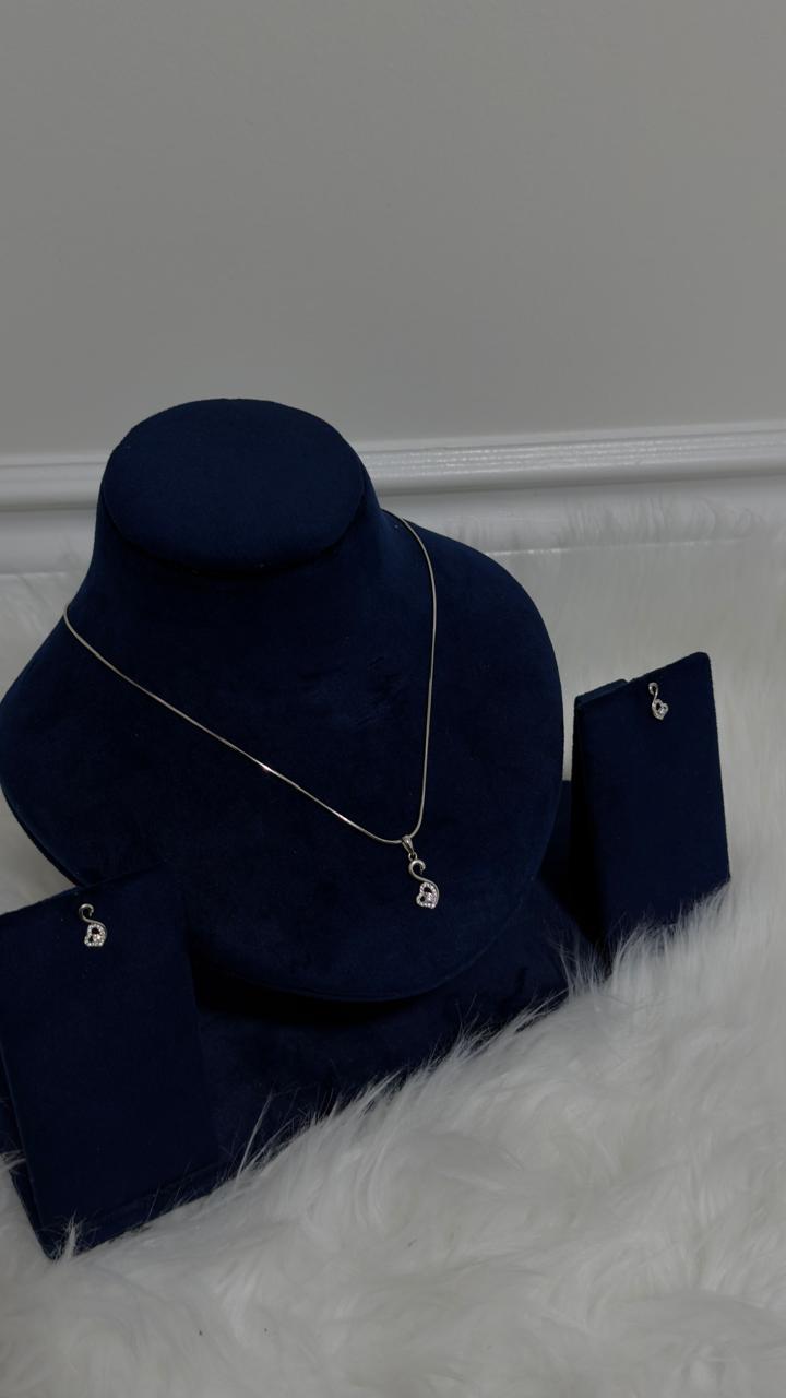 PURE SILVER PENDENT SET PS0021