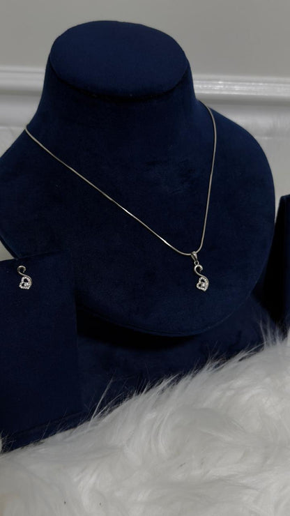 PURE SILVER PENDENT SET PS0021