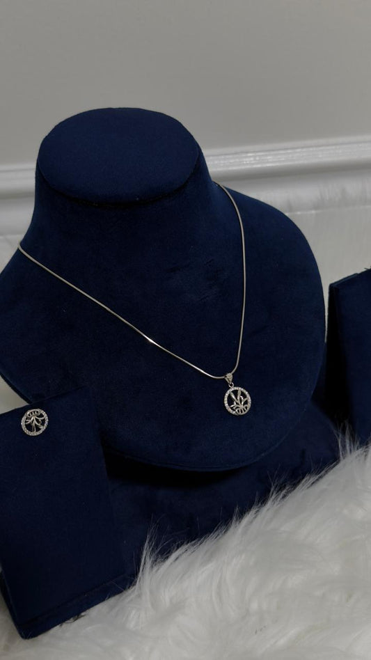 PURE SILVER PENDENT SET PS0027