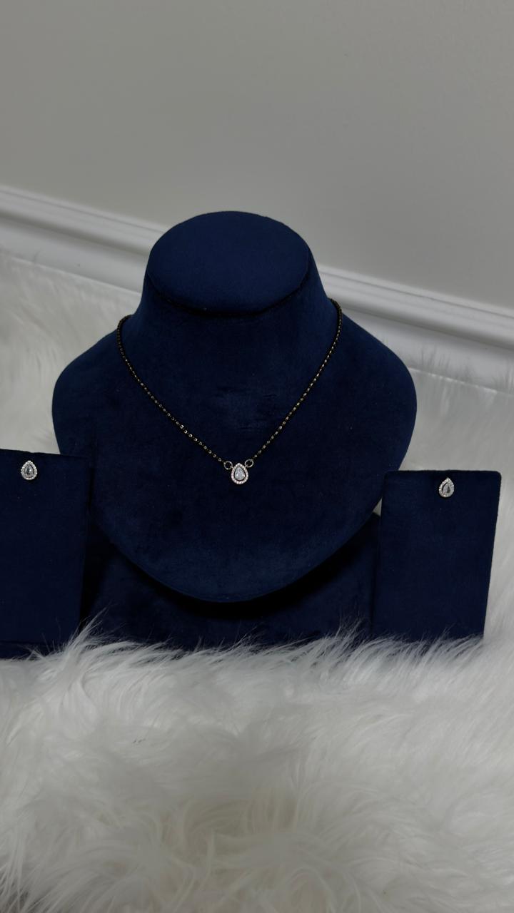PURE SILVER MANGALSUTRA PENDENT SET MPS001