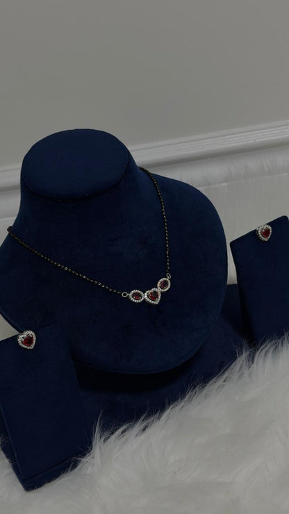 PURE SILVER MANGALSUTRA PENDENT SET MSP004