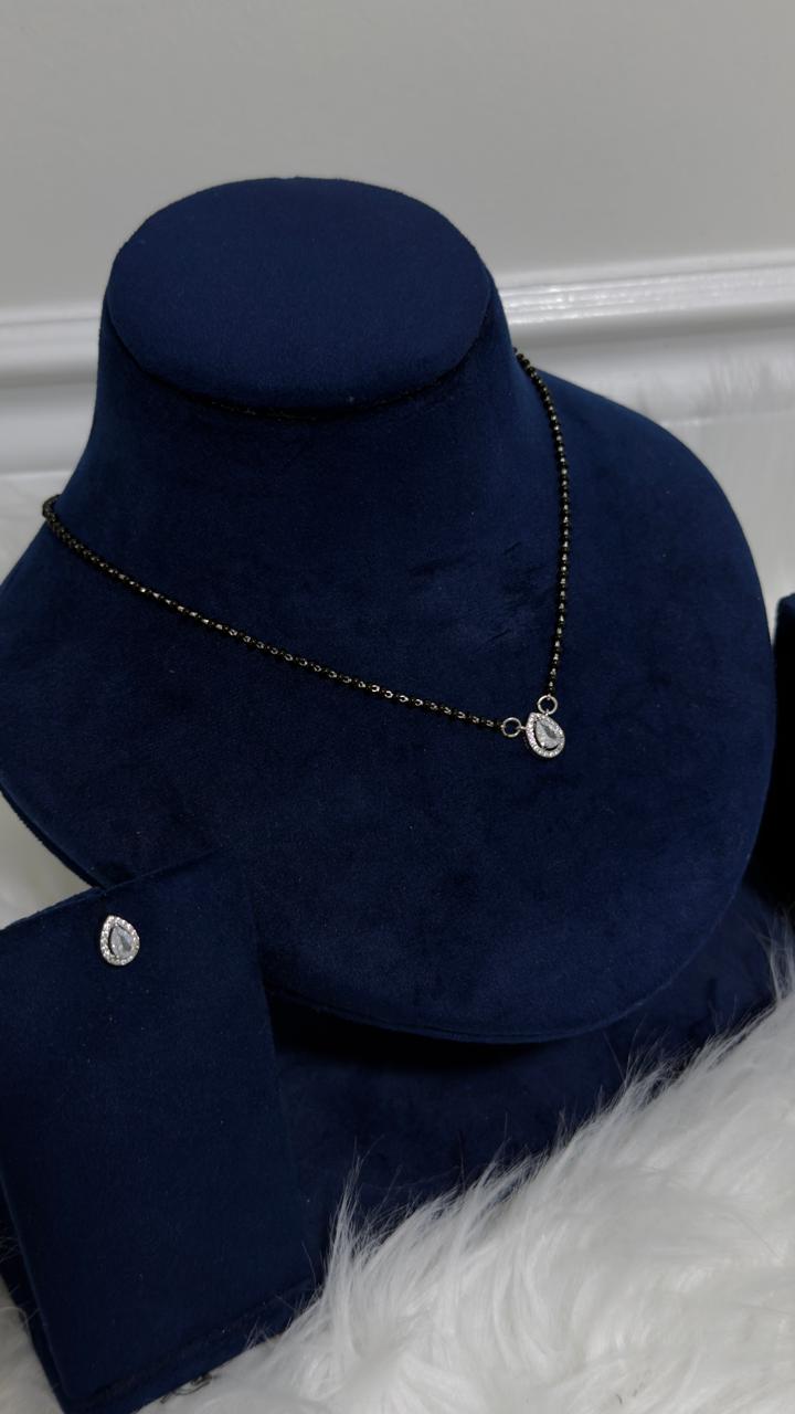 PURE SILVER MANGALSUTRA PENDENT SET MPS001