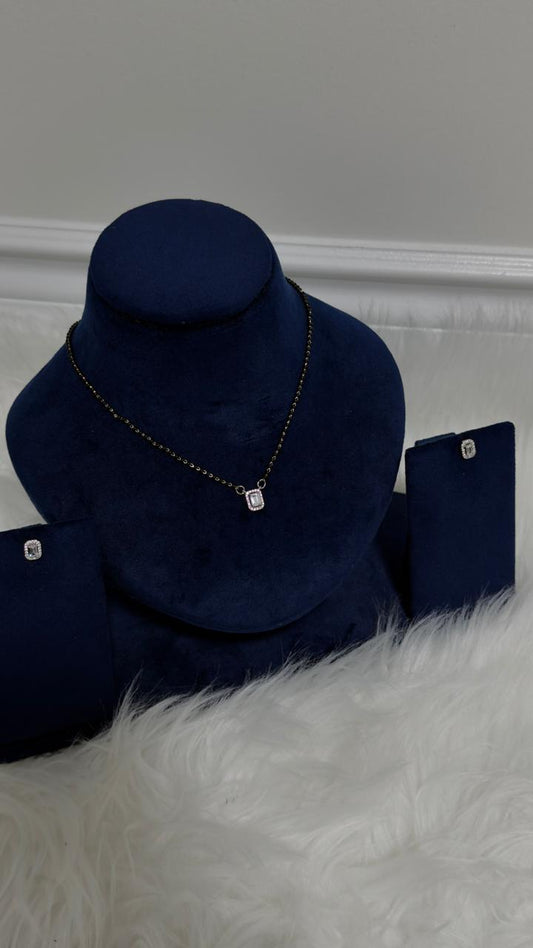 PURE SILVER MANGALSUTRA PENDENT SET MPS002