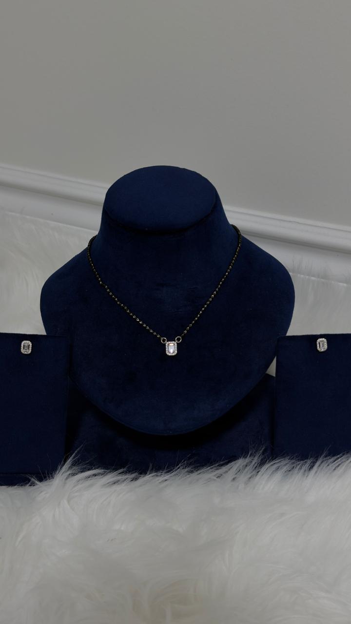 PURE SILVER MANGALSUTRA PENDENT SET MPS002