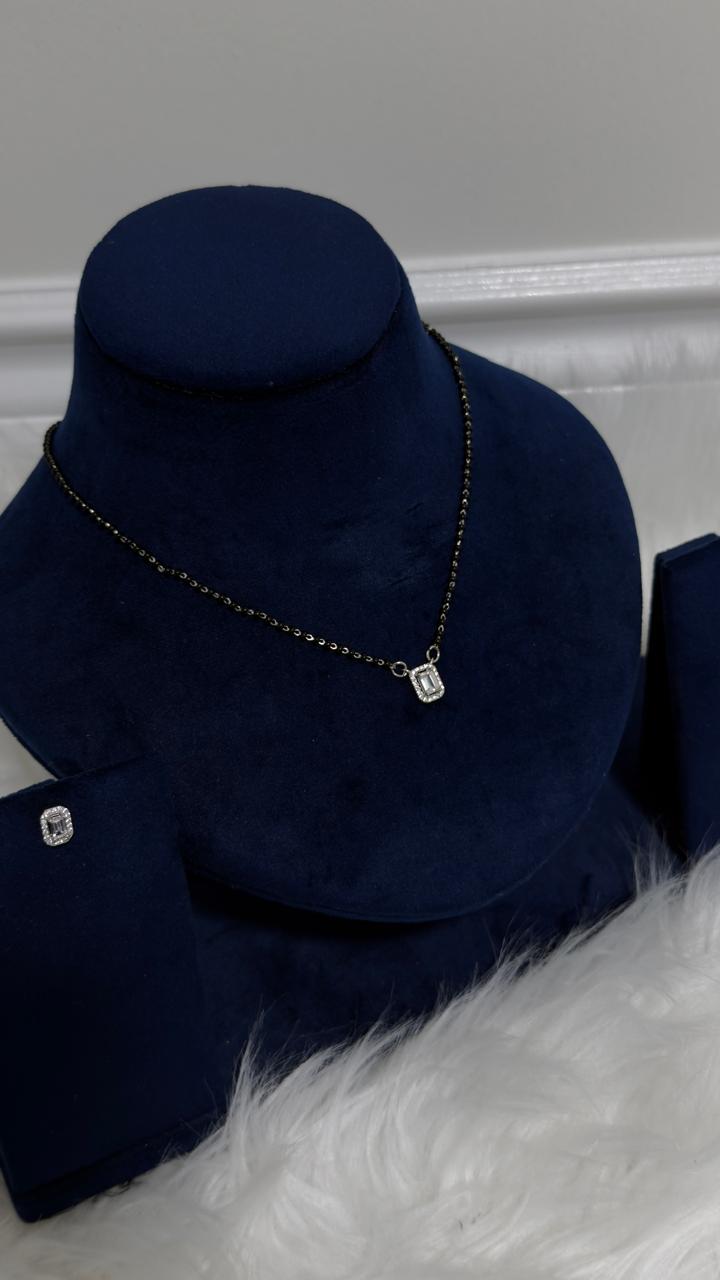 PURE SILVER MANGALSUTRA PENDENT SET MPS002