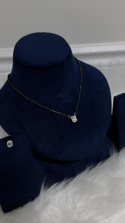 PURE SILVER MANGALSUTRA PENDENT SET MPS002
