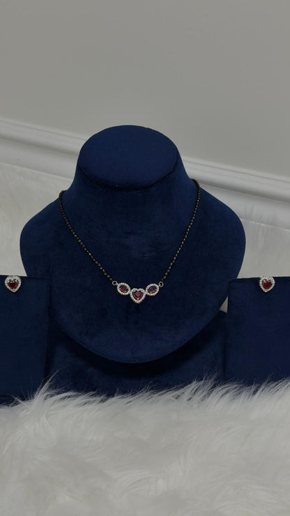 PURE SILVER MANGALSUTRA PENDENT SET MSP004
