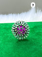 PURE SILVER WOMEN'S RING WR0023