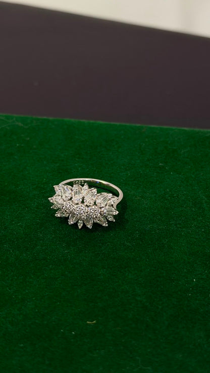PURE SILVER WOMEN'S RING WR0026