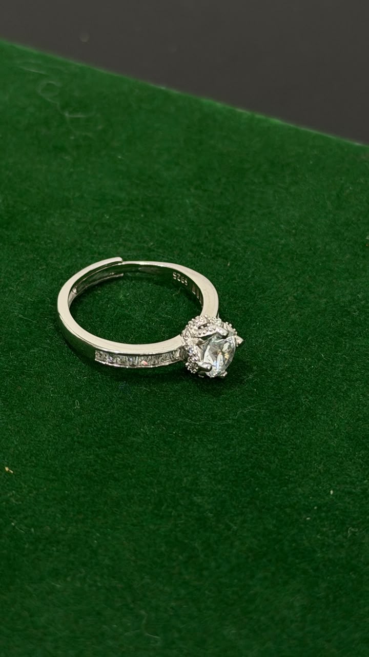 PURE SILVER WOMEN'S RING WR0027