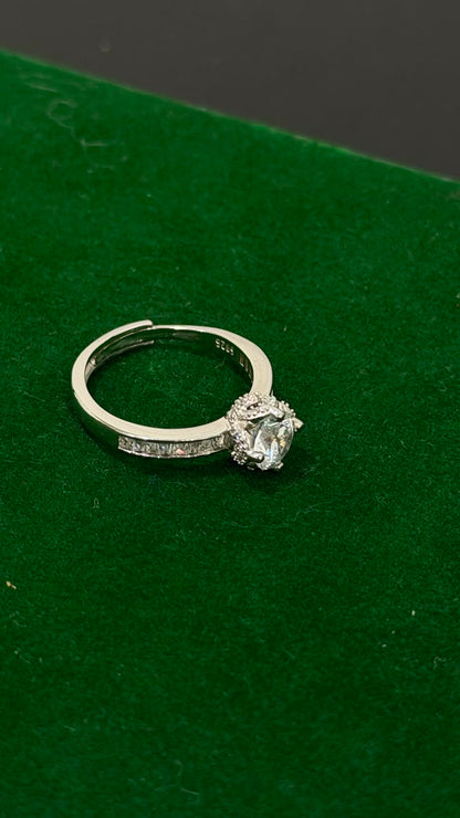 PURE SILVER WOMEN'S RING WR0027