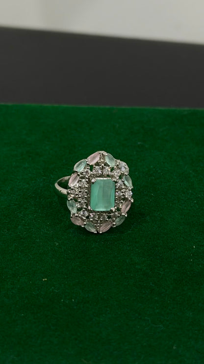 PURE SILVER WOMEN'S RING WR0028