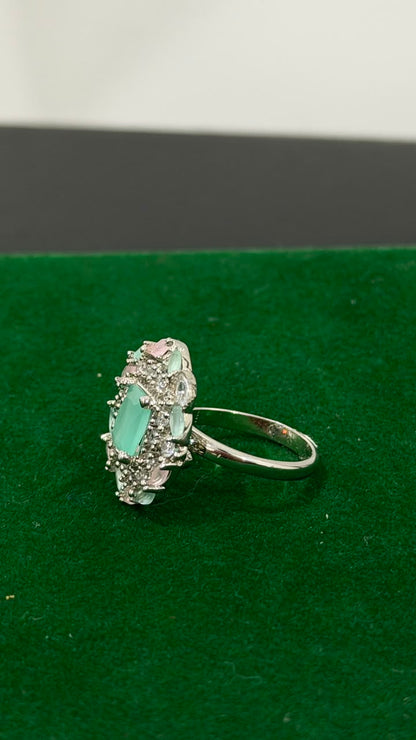 PURE SILVER WOMEN'S RING WR0028
