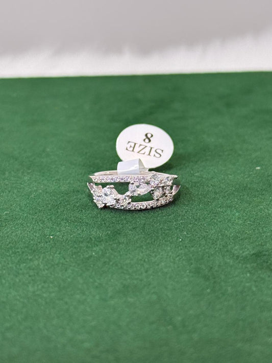 PURE SILVER WOMEN'S RING WR0033