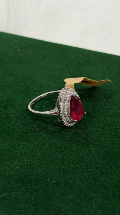 PURE SILVER WOMEN'S RING WR0043