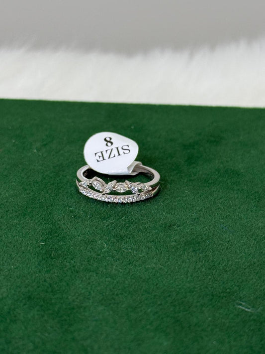PURE SILVER WOMEN'S RING WR0036