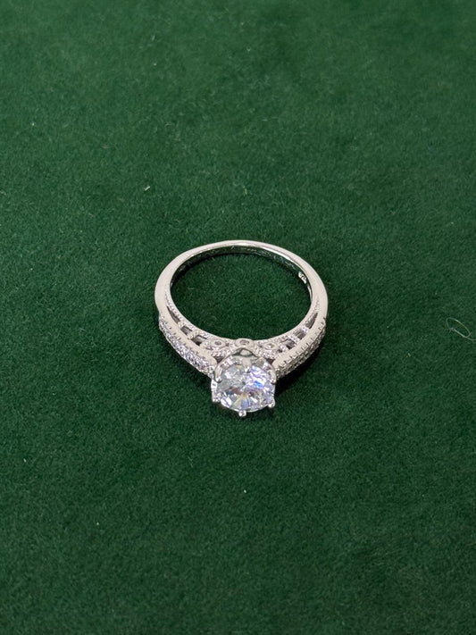 PURE SILVER WOMEN'S RING WR0038