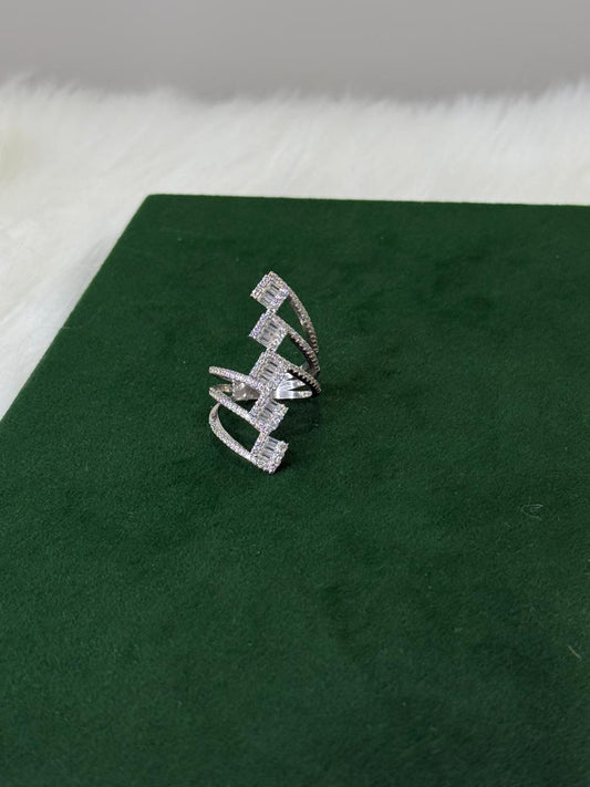PURE SILVER WOMEN'S RING WR0040
