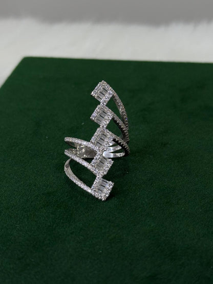 PURE SILVER WOMEN'S RING WR0040