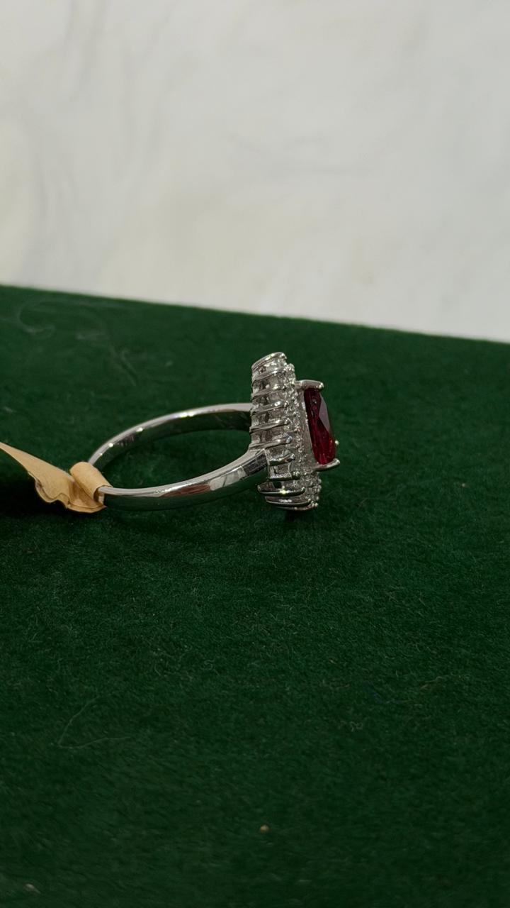 PURE SILVER WOMEN'S RING WR0044