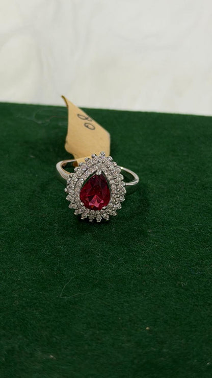 PURE SILVER WOMEN'S RING WR0044