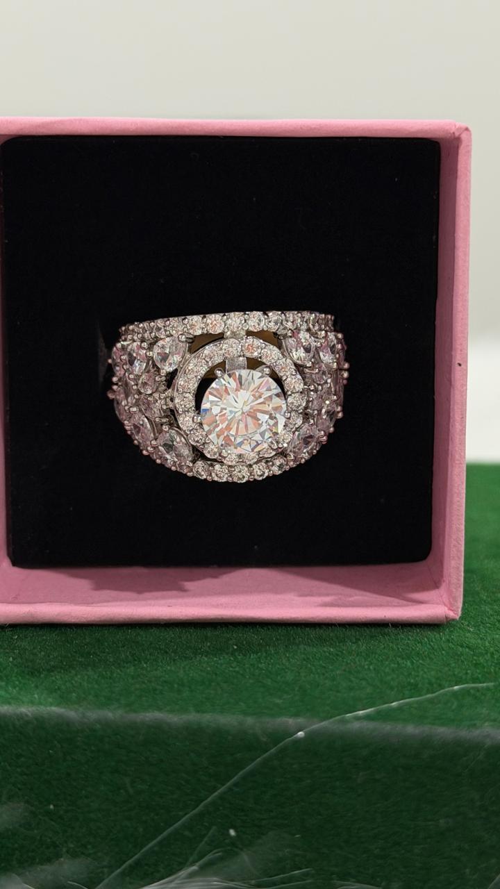 PURE SILVER WOMEN'S RING WR0047