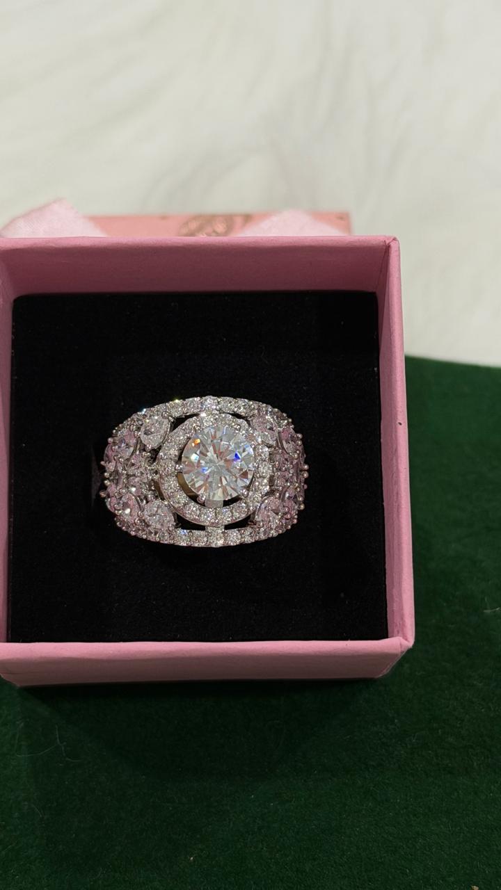 PURE SILVER WOMEN'S RING WR0047