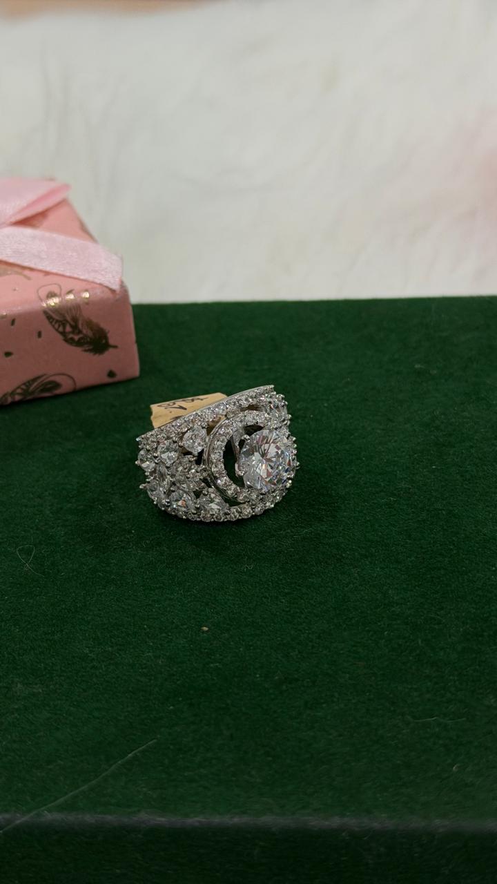 PURE SILVER WOMEN'S RING WR0047