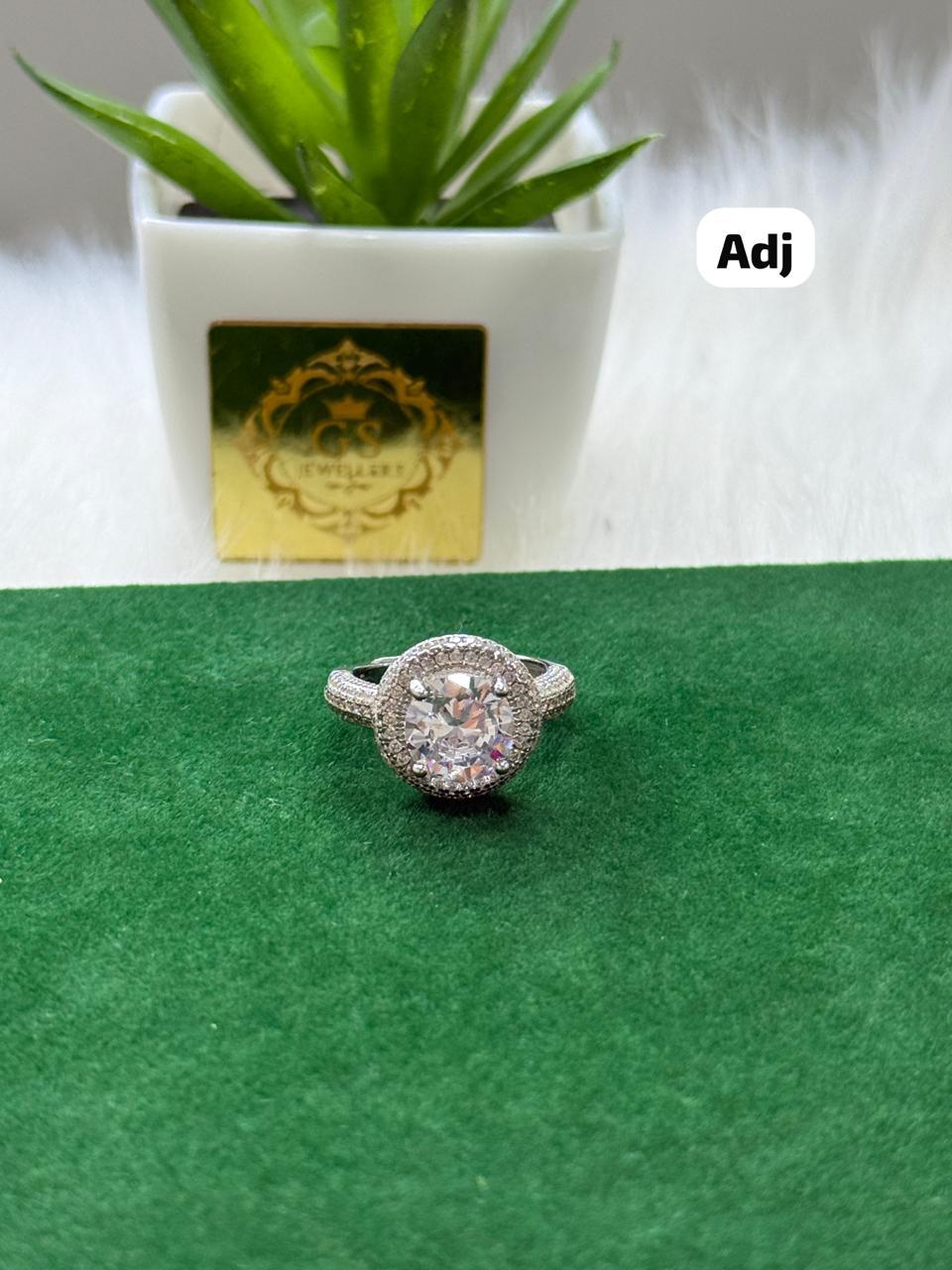 PURE SILVER WOMEN'S RING WR0061