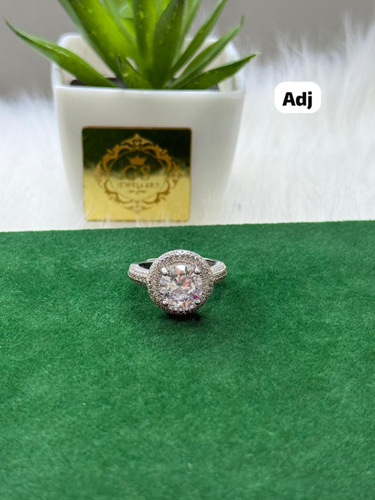 PURE SILVER WOMEN'S RING WR0061