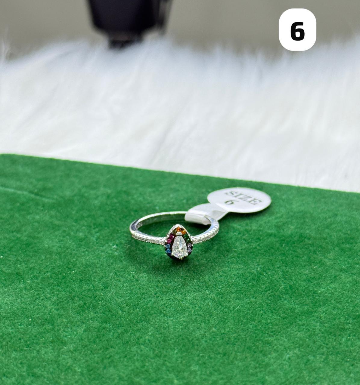 PURE SILVER WOMEN'S RING WR0063