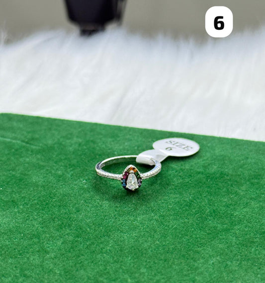 PURE SILVER WOMEN'S RING WR0063