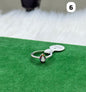 PURE SILVER WOMEN'S RING WR0063