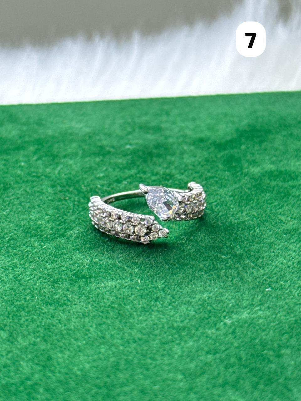 PURE SILVER WOMEN'S RING WR0057
