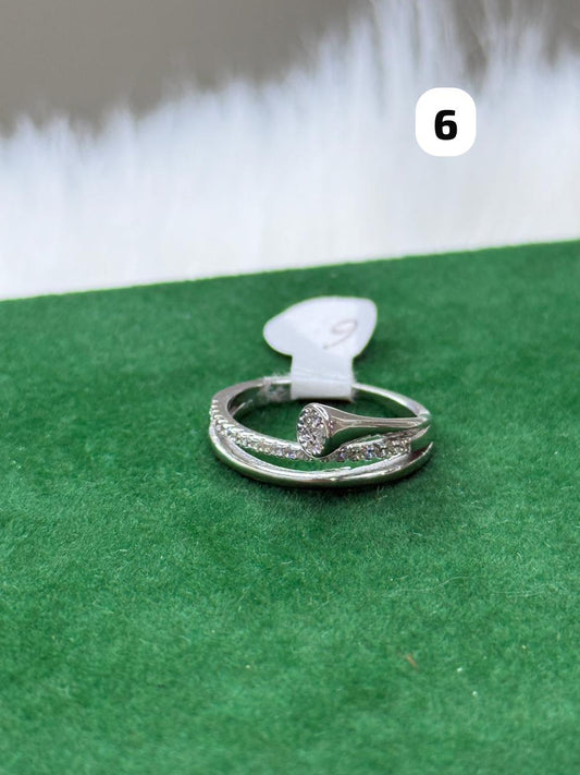 PURE SILVER WOMEN'S RING WR0067