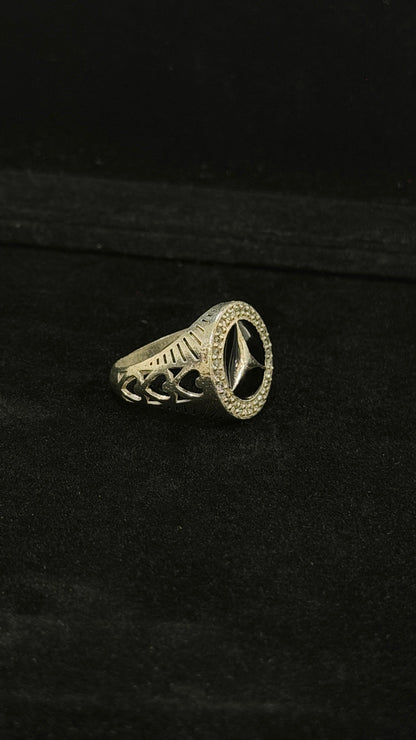PURE SILVER MEN'S RING MR004
