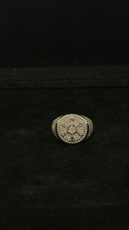 PURE SILVER MEN'S RING MR006