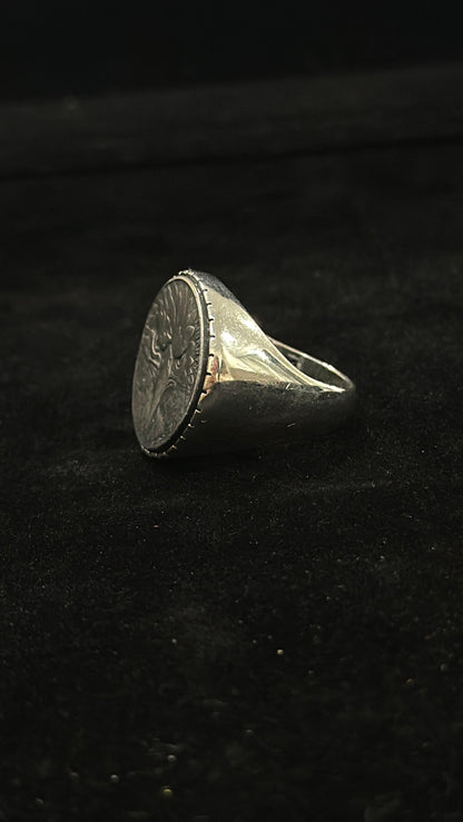 PURE SILVER MEN'S RING MR008